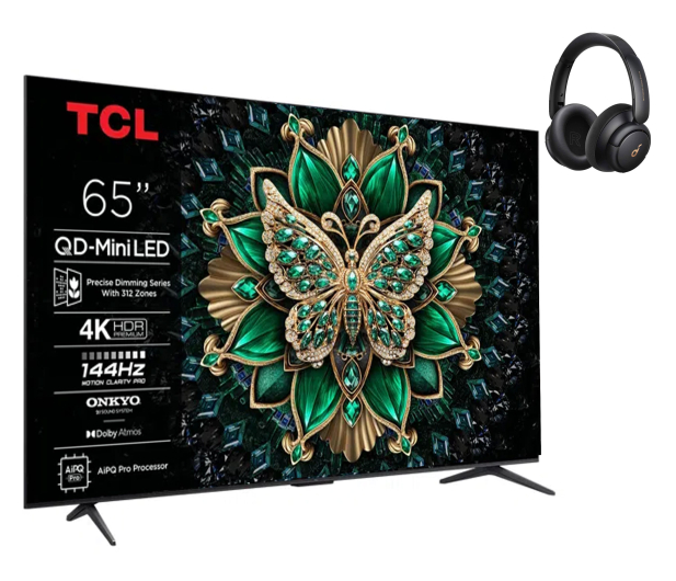 TCL  65Q6C MiniLED 144Hz QLED, Google TV + Life Q30 (Upgraded) - 1530360 - zdjęcie